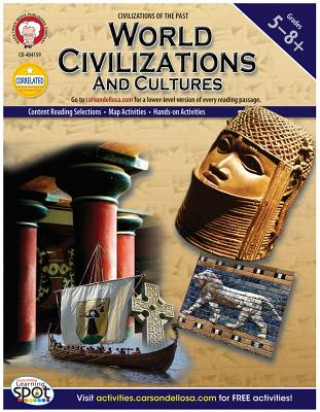 Carte World Civilizations and Cultures, Grades 5 - 8 Don Blattner