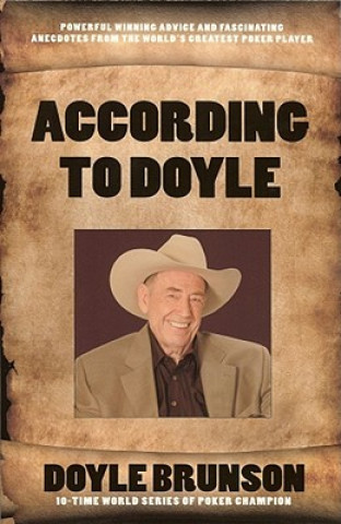Kniha According to Doyle Doyle Brunson