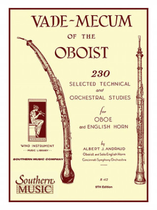 Książka Vade Mecum of the Oboist: 230 Selected Technical and Orchestral Studies Albert J. Andraud