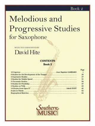 Könyv Melodious and Progressive Studies, Book 2 David Hite