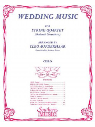 Книга Wedding Music for String Quartet Cleo Aufderhaar