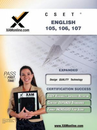 Knjiga CSET English teacher certification exam: 105, 106, 107 Sharon Wynne