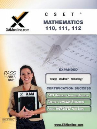 Carte CSET Mathematics 110, 111, 112: Teacher Certification Exam Sharon Wynne