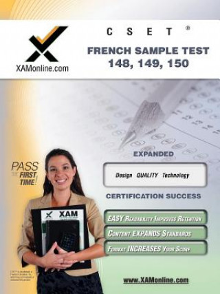 Książka Cset French Sample Test 149, 150 Teacher Certification Test Prep Study Guide Sharon Wynne