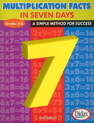 Könyv Multiplication Facts in 7 Days, Grades 3-5: A Simple Method for Success Carl H. Seltzer