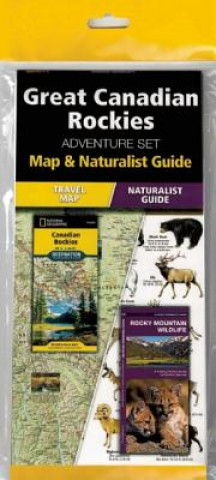 Tlačovina Great Canadian Rockies Adventure Set National Geographic Maps