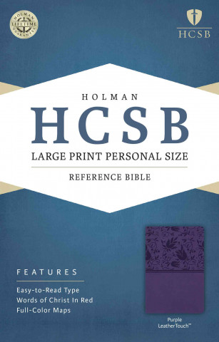 Książka Large Print Personal Size Reference Bible-HCSB Broadman & Holman Publishers