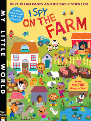 Knjiga I Spy on the Farm Sticker Activity Jonathan Litton