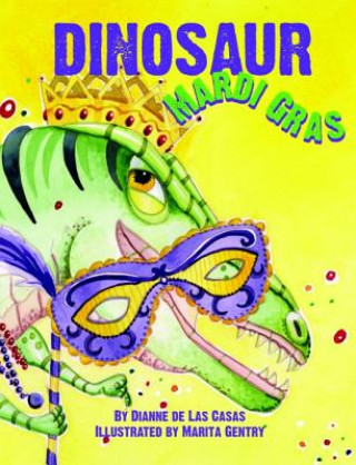 Carte Dinosaur Mardi Gras Dianne de Las Casas