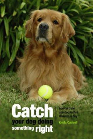 Książka Catch Your Dog Doing Something Right: How to Train Any Dog in Five Minutes a Day Krista Cantrell