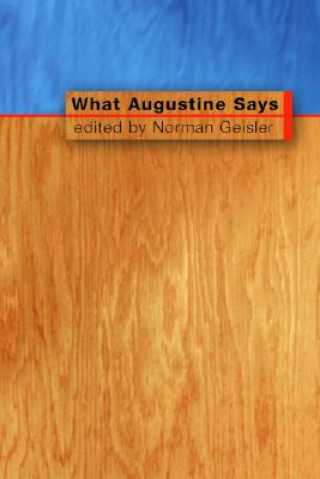 Carte What Augustine Says Norman L. Geisler