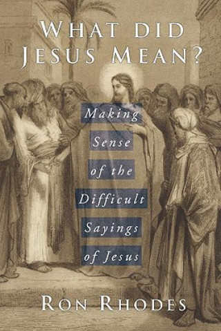 Könyv What Did Jesus Mean?: Making Sense of the Difficult Sayings of Jesus Ron Rhodes