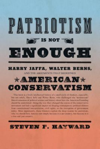 Kniha Patriotism Is Not Enough Steven F. Hayward