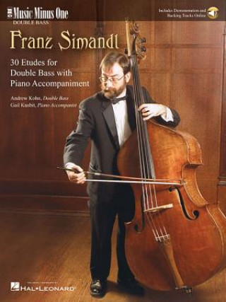 Kniha Simandl - Complete Etudes: 4-CD Double Bass Play-Along Franz Simandl