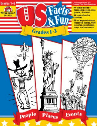 Kniha U.S. Facts & Fun, Grades 1-3 Evan-Moor Educational Publishing