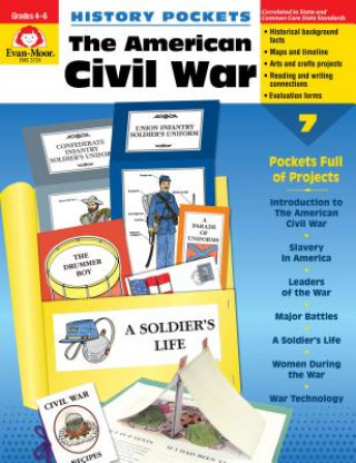 Książka History Pockets: The American Civil War Evan-Moor Educational Publishers