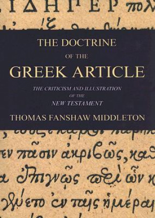 Könyv Doctrine of the Greek Article Hugh J. Rose