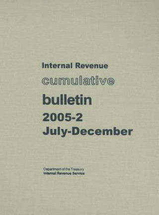 Książka Internal Revenue Cumulative Bulletin 2005-2 July-December Internal Revenue Service