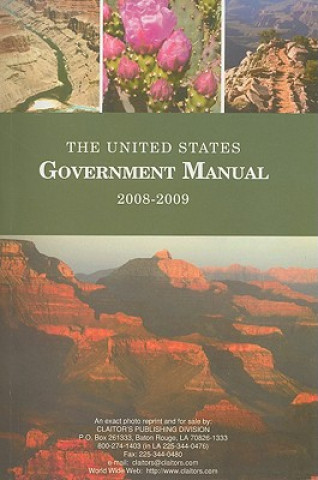 Buch The United States Government Manual Office of the Federal Register