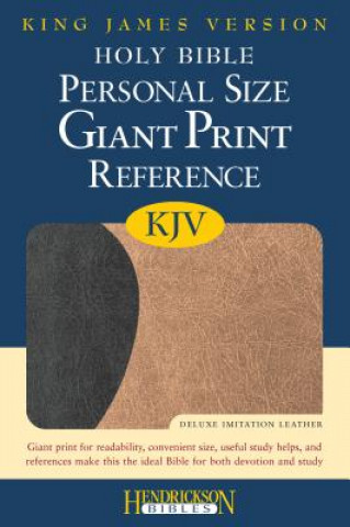 Carte Personal Size Giant Print Reference Bible-KJV Hendrickson Publishers