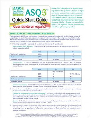 Libro Asq-3 Quick Start Guide in Spanish Jane Squires