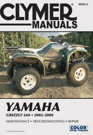 Kniha Clymer Yamaha Grizzly 660 2002-20 Jay Bogart