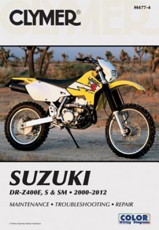 Książka Clymer Suzuki Dr-Z400E, S & Sm Ma Jay Bogart