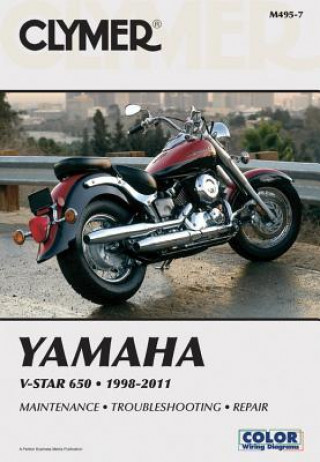 Kniha Clymer Yamaha V-Star 650 1998-201 Ron Wright