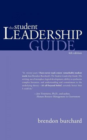 Kniha Student Leadership Guide Brendon Burchard