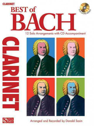 Carte Best of Bach: 12 Solo Arrangements with CD Accompaniment Johann Sebastian Bach