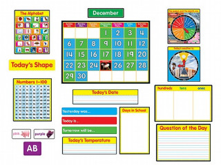 Kalendář/Diář Morning Meeting Solution Bulletin Board Set, Grade K Carson-Dellosa Publishing