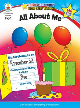 Knjiga All about Me Grades PK-1 Carson-Dellosa