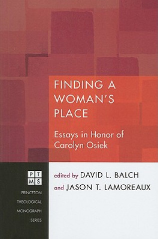 Buch Finding a Woman's Place David Balch