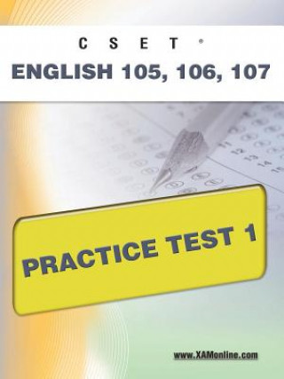 Książka Cset English 105, 106 Practice Test 1 Sharon Wynne