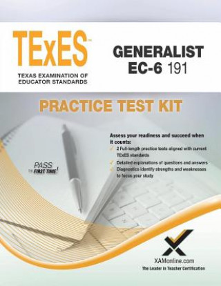 Knjiga Texes Generalist EC-6 191 Practice Test Kit Sharon A. Wynne
