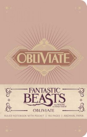 Könyv Fantastic Beasts and Where to Find Them: Obliviate Hardcover Ruled Notebook Insight Editions