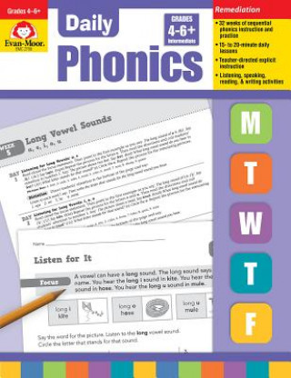 Książka Daily Phonics, Grade 4-6+ Evan-Moor Educational Publishers