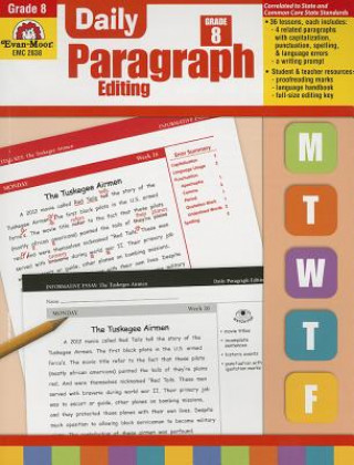 Kniha Daily Paragraph Editing, Grade 8 Evan-Moor Educational Publishers