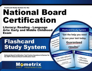 Gra/Zabawka Flashcard Study System for the National Board Certification Literacy Reading - Language Arts Early and Middle Childhood Exam: National Board Certifica National Board Certification Exam Secret