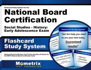 Igra/Igračka Flashcard Study System for the National Board Certification Social Studies - History Early Adolescence Exam: National Board Certification Test Practic National Board Certification Exam Secret