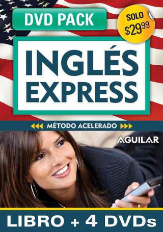 Kniha Ingles Express (Libro + 4 DVD's) Aguilar