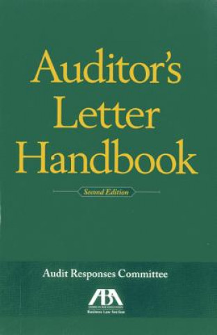 Kniha Auditor's Letter Handbook ABA Audit Responses Committee