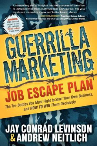 Livre Guerrilla Marketing Job Escape Plan Jay Conrad Levinson