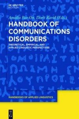 Könyv Handbook of Communication Disorders Amalia Bar-On