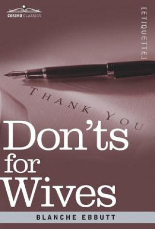 Libro Don'ts for Wives Blanche Ebbutt