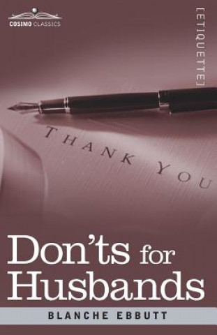 Livre Don'ts for Husbands Blanche Ebbutt