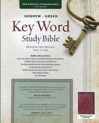 Buch The Hebrew-Greek Key Word Study Bible: NASB-77 Edition, Burgundy Genuine Indexed Warren Patrick Baker