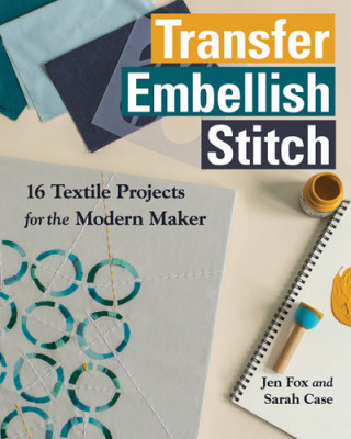 Carte Transfer Embellish Stitch Jen Fox