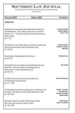 Carte Southern Law Journal, Vol. XXIV, Spring 2014 Salsb