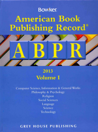 Kniha American Book Publishing Record Annual 2 Vol Set RR Bowker